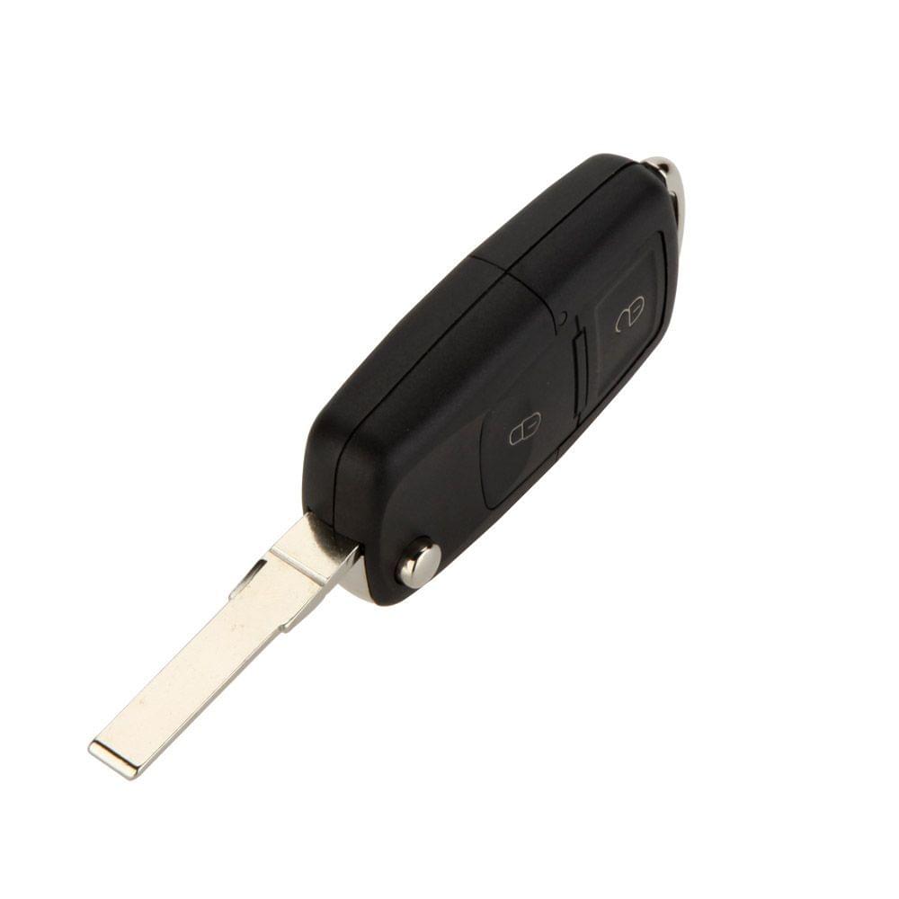 2 Buttons Remote Flip Folding Car Key Shell Case Replacement