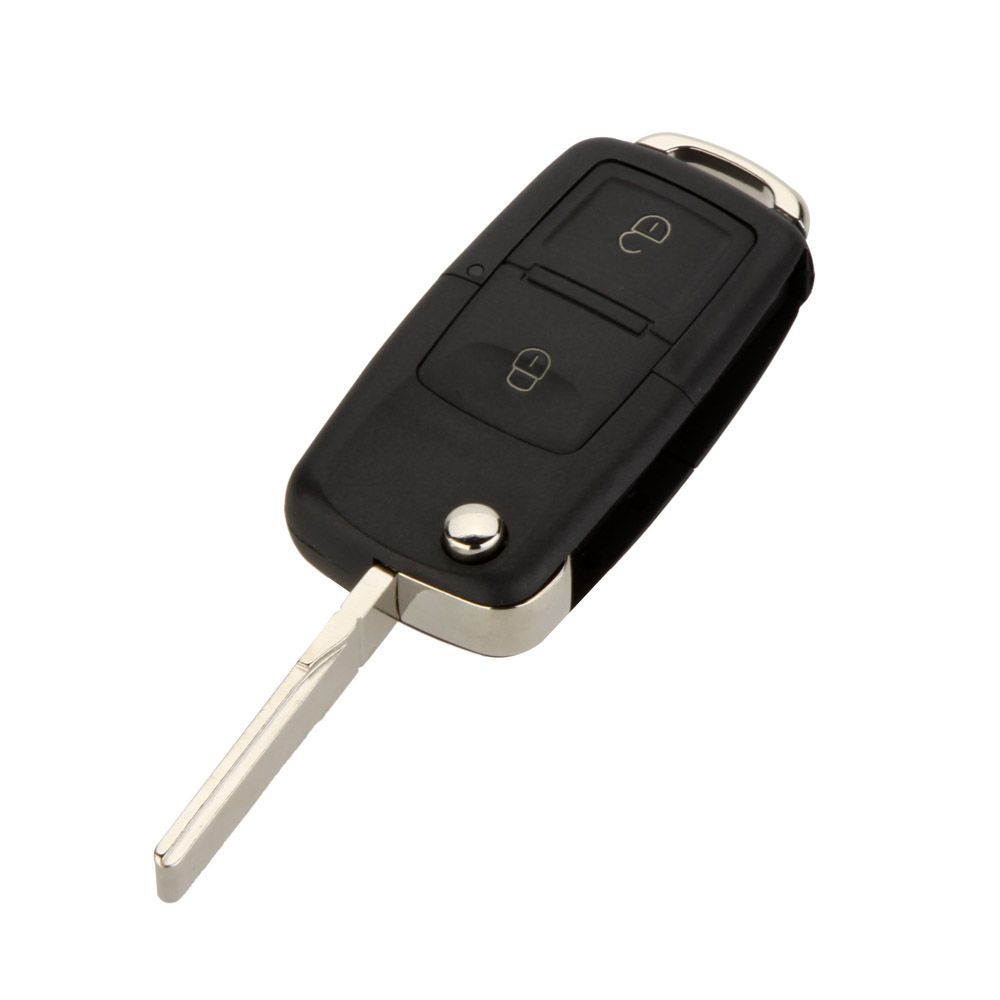 2 Buttons Remote Flip Folding Car Key Shell Case Replacement