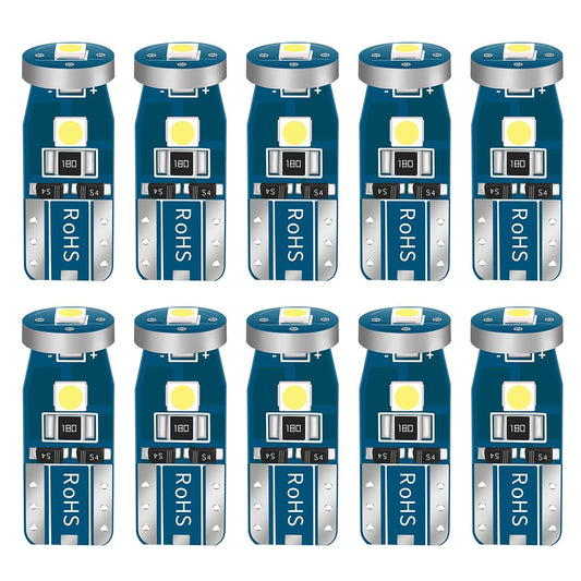 10PCS Car LED Bulbs Side Marker Lights Reading Lights