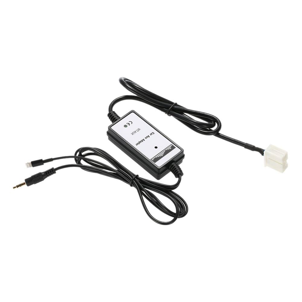 Uniqkart for Honda Acura 6Pin Car 3.5mm Aux-in Audio Adapter USB