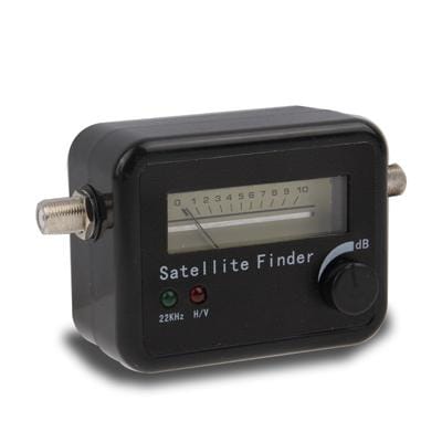 Satellite Finder Signal Search Meter for SAT Dish LNB Directv (Black)