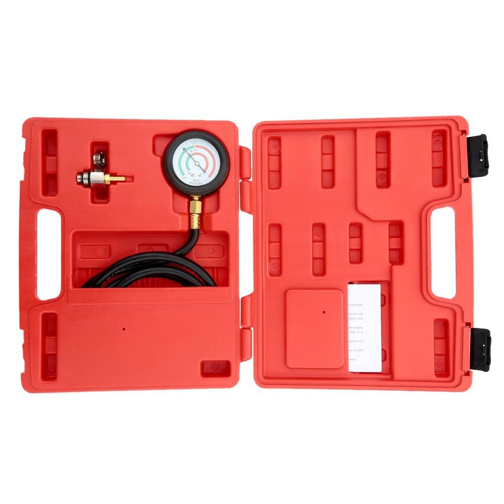 Exhaust Back Pressure Tester Set Pressure Gauge Test Tool