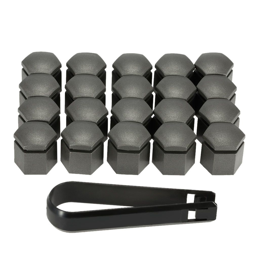 One Set of 20Pcs 17mm Wheel Nut Cover Bolt Cap for Vauxhall