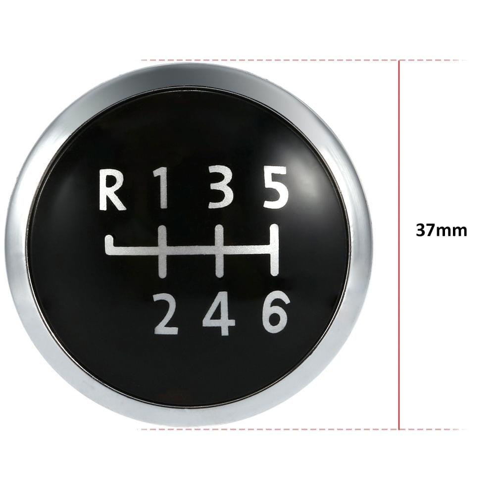 6 Speed Gear Knob Badge Emblem Cap Knob Cover Replacement