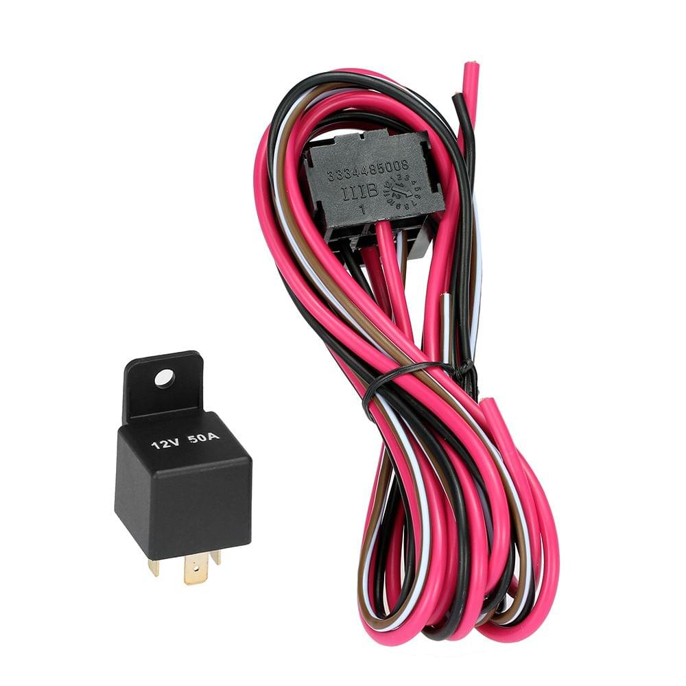 Electric Cooling Fan Wiring Install Kit 185/170 Degree