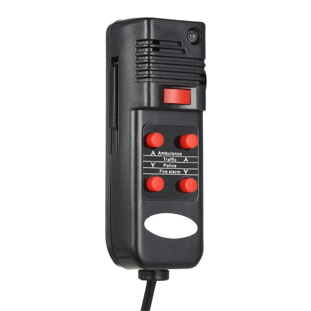 12V 60W 5 Sound Car Warning Alarm Police Fire Siren Horn