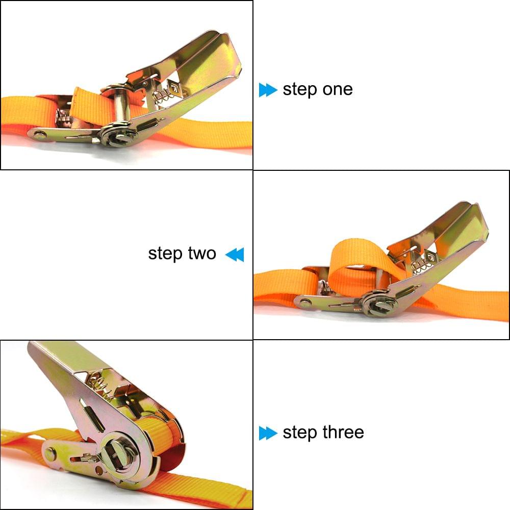 13 FT Porable Heavy Duty Tie Down Cargo Strap Luggage - AP2958