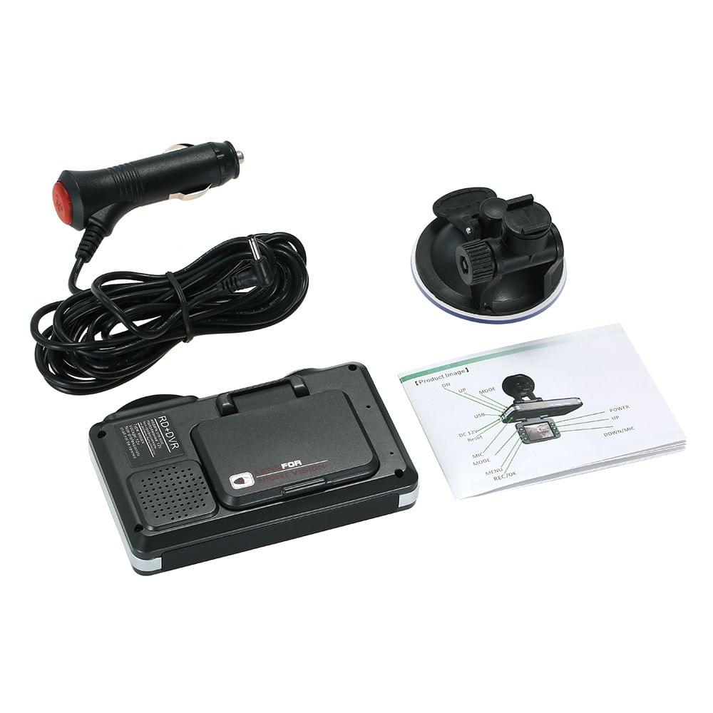 Anti Radar Detector Car DVR 2 in 1 720P Dash Cam Radar Speed