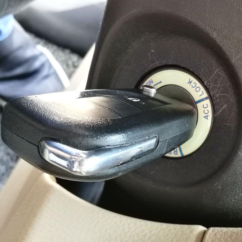 Car Ignition Switch Cover Luminous Key Ring Hole Cover