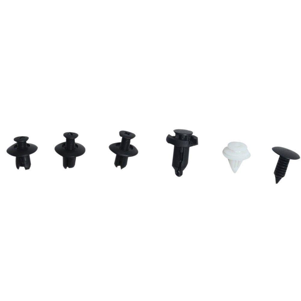 100Pcs Assorted Car Body Plastic Push Retainer Pin Rivet - 100pcs
