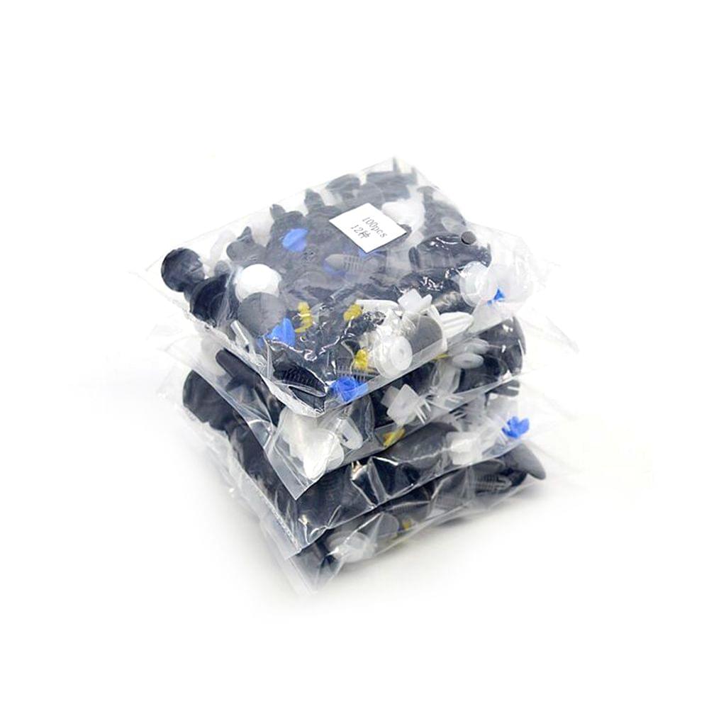 100Pcs Universal Car Fastener Clips Auto Rivet Bumper Clip - 100