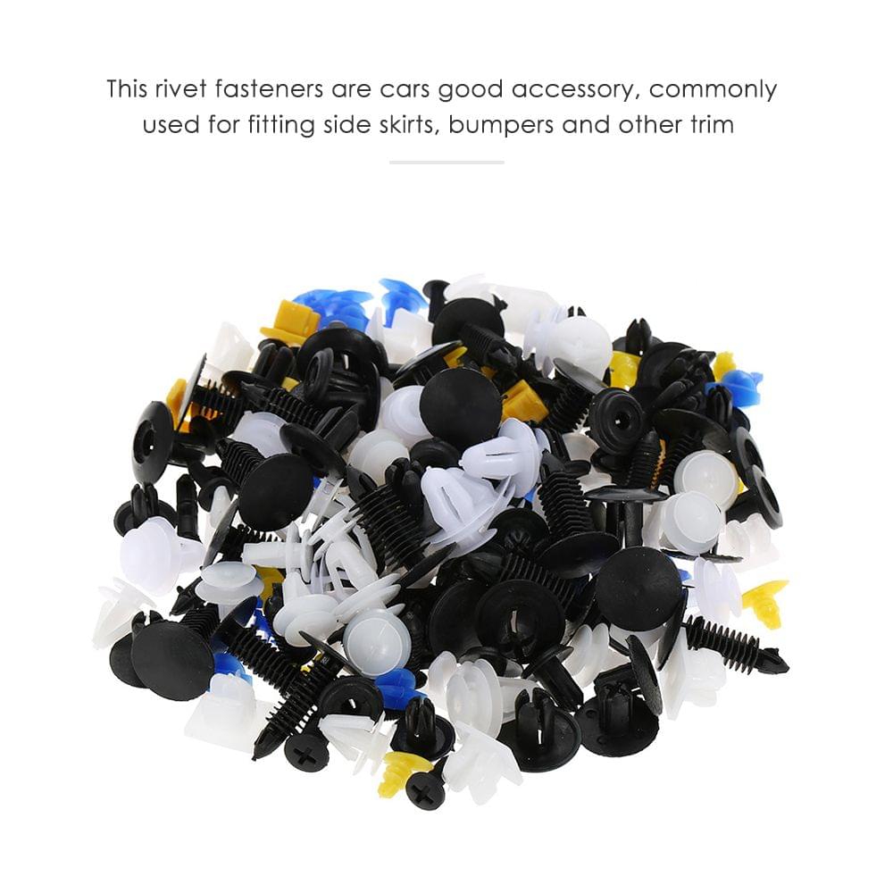 Car Body Plastic Push Pin Rivet Fasteners Trim Moulding Clip - 1