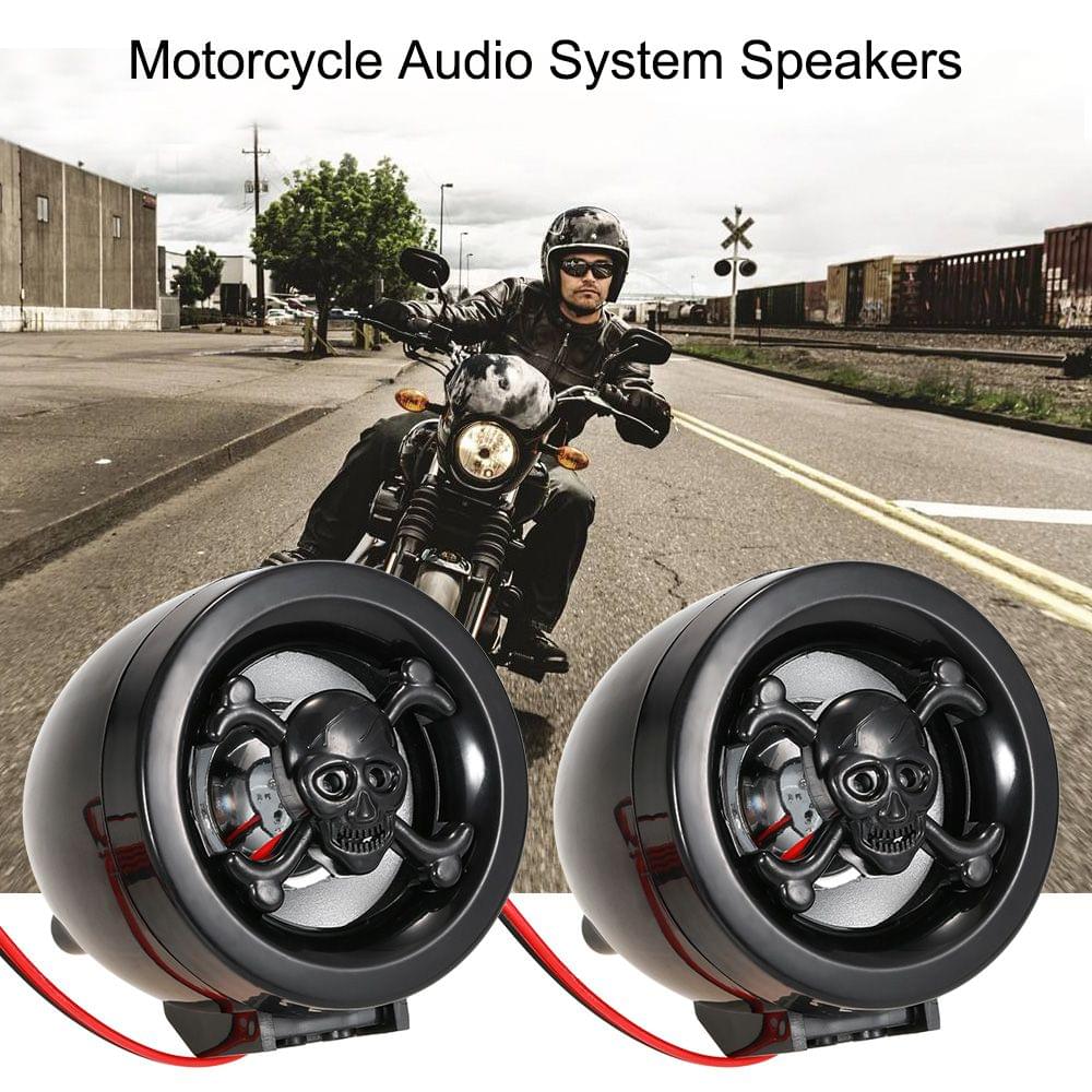 Motorcycle Audio System Speakers Handlebar Audio System FM