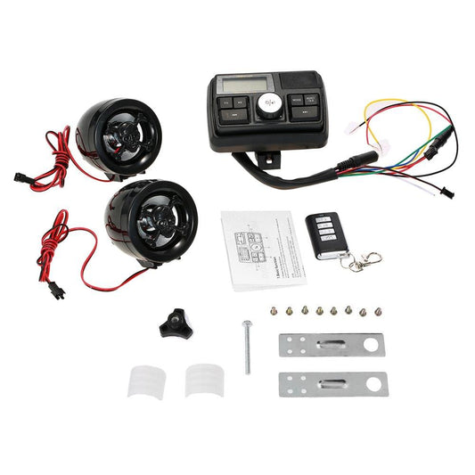 Motorcycle Audio System Speakers Handlebar Audio System FM