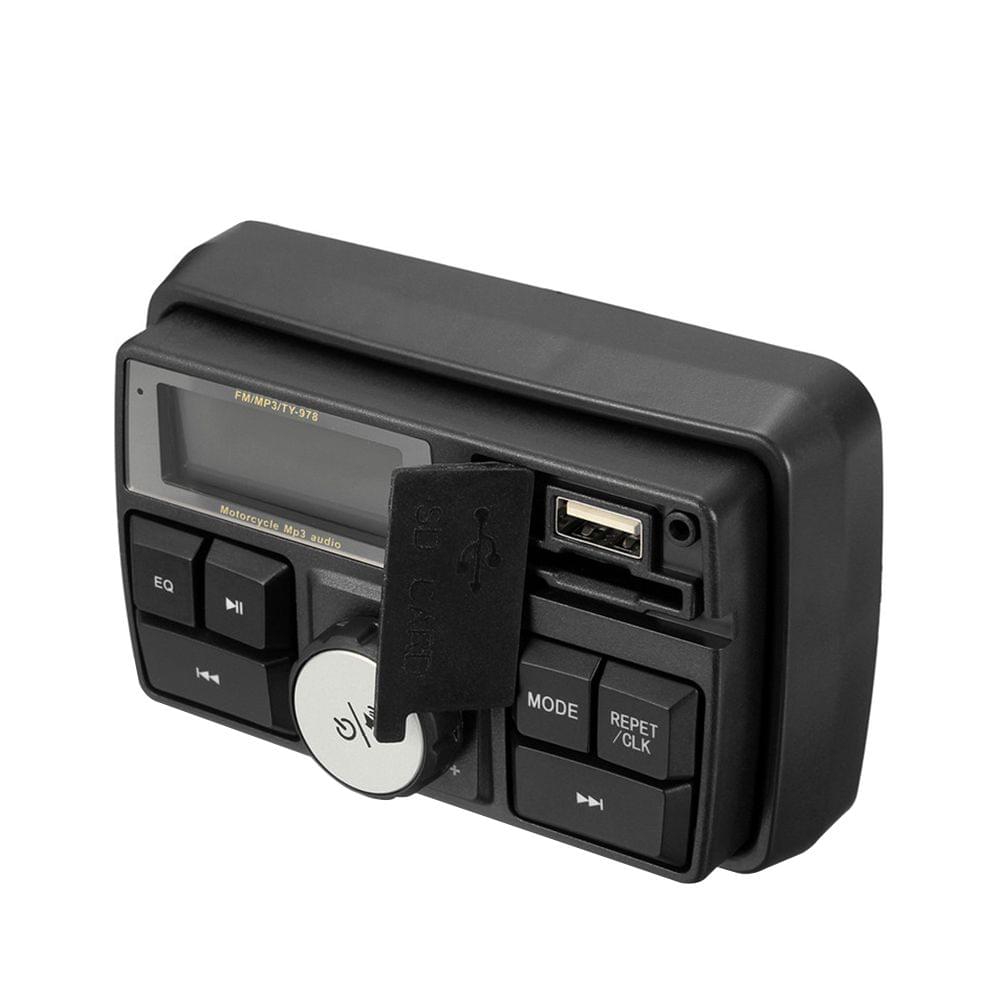 Motorcycle Audio System Speakers Handlebar Audio System FM