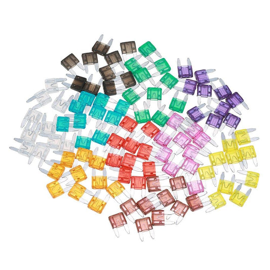100pcs Mini Blade Fuses Auto Car Truck Assortment Fuse Kit