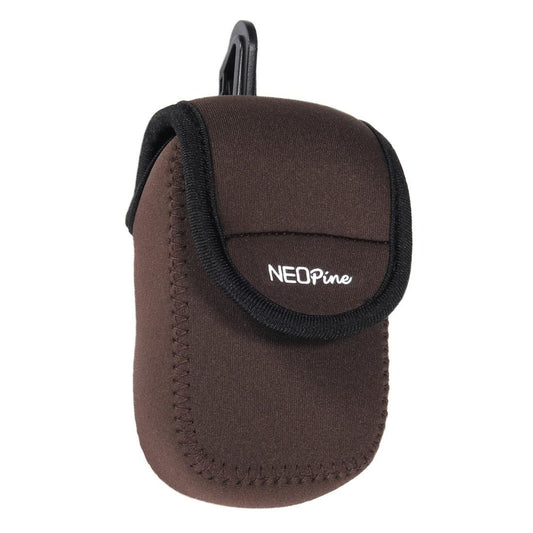 NEOpine Neoprene Camera Bag for Canon G9X, Size: 8.0*4.0*12.5cm (Coffee)
