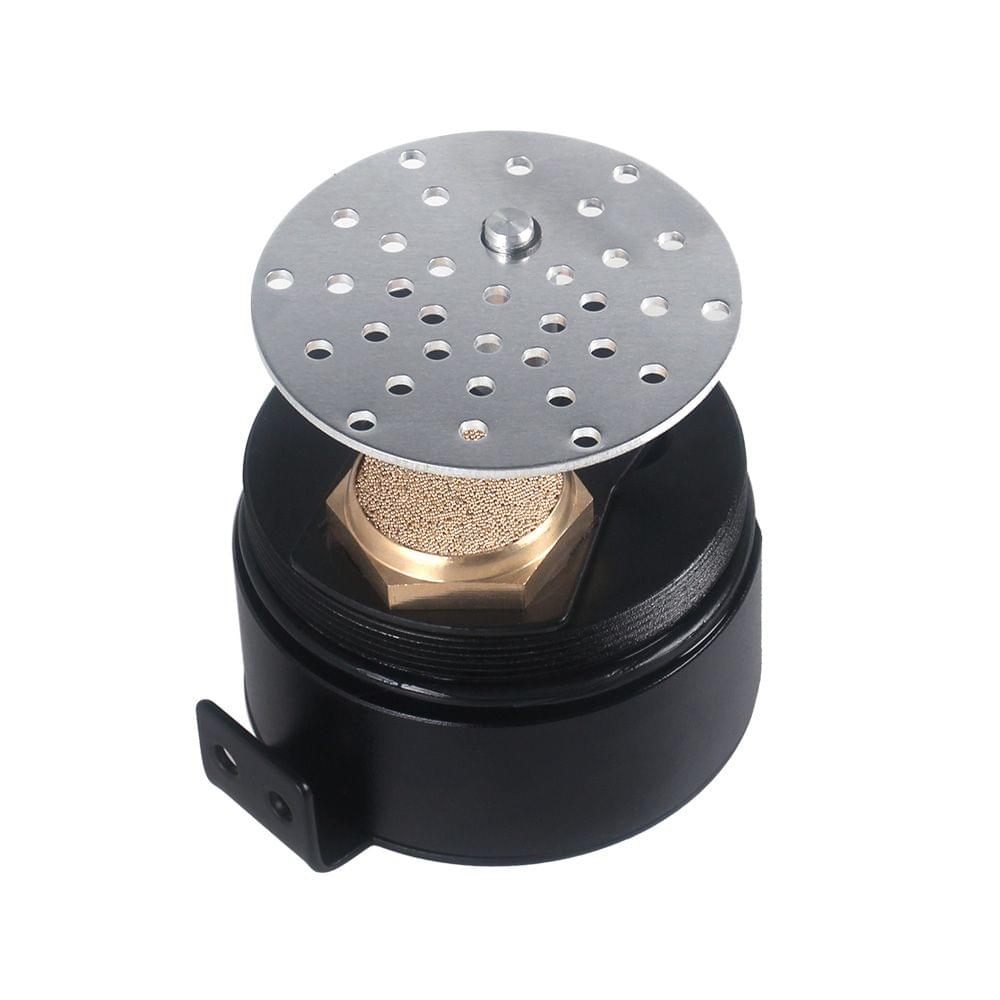 KKmoon Baffled Aluminum 2-Port Oil Catch Can Tank Air Oil