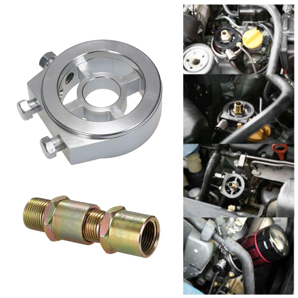 Universal Car Oil Filter Cooler Sandwich Plate Adapter for