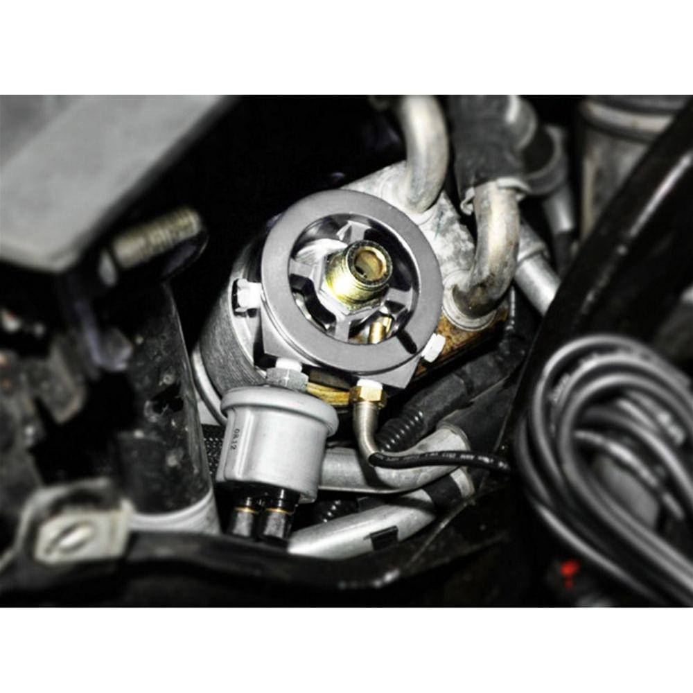 Universal Car Oil Filter Cooler Sandwich Plate Adapter for