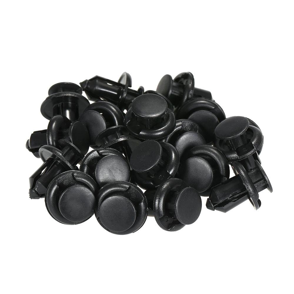 Nylon Bumper Push Fasteners Rivet Clips 90PCS 3 Size Screws