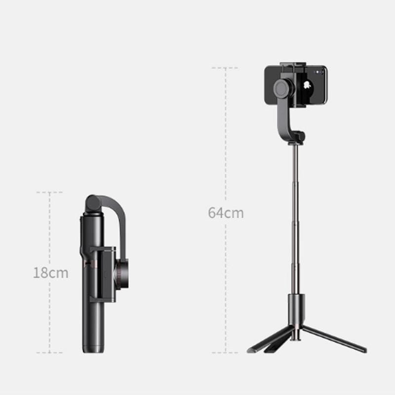 SSKY A1 Bluetooth Remote Control Handheld Telescopic Charging Tripod Selfie Stick (Cool Black)