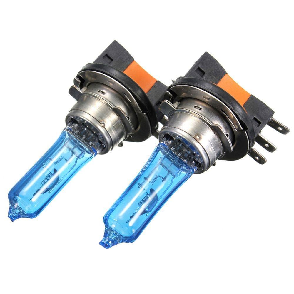 2Pcs 55W H15 Xenon White Front Light Bulb DRL HID for