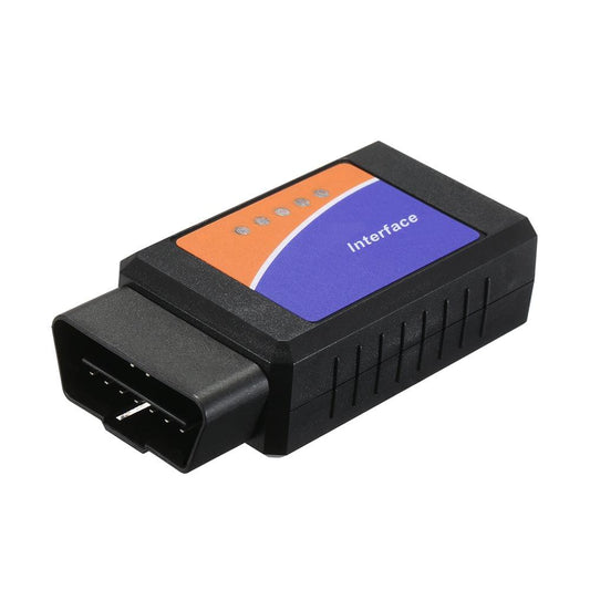 Black OBD OBD? Scanner Tool Detector with BT Connection for