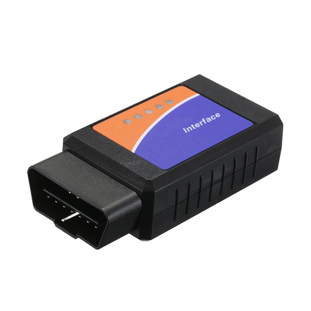 Black OBD OBD? Scanner Tool Detector with BT Connection for