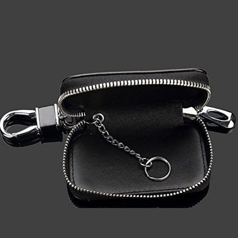 Real Leather Car Key Case Keys Holder Bag For Cadillac - 3
