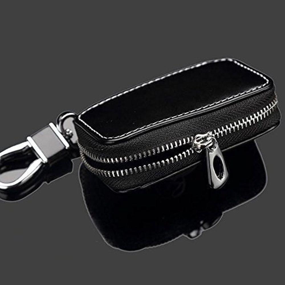 Real Leather Car Key Case Keys Holder Bag For Cadillac - 3