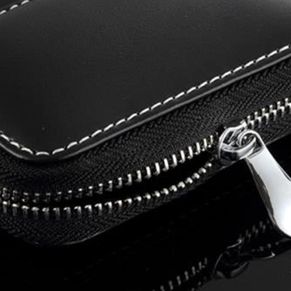 Real Leather Car Key Case Keys Holder Bag For Cadillac - 7