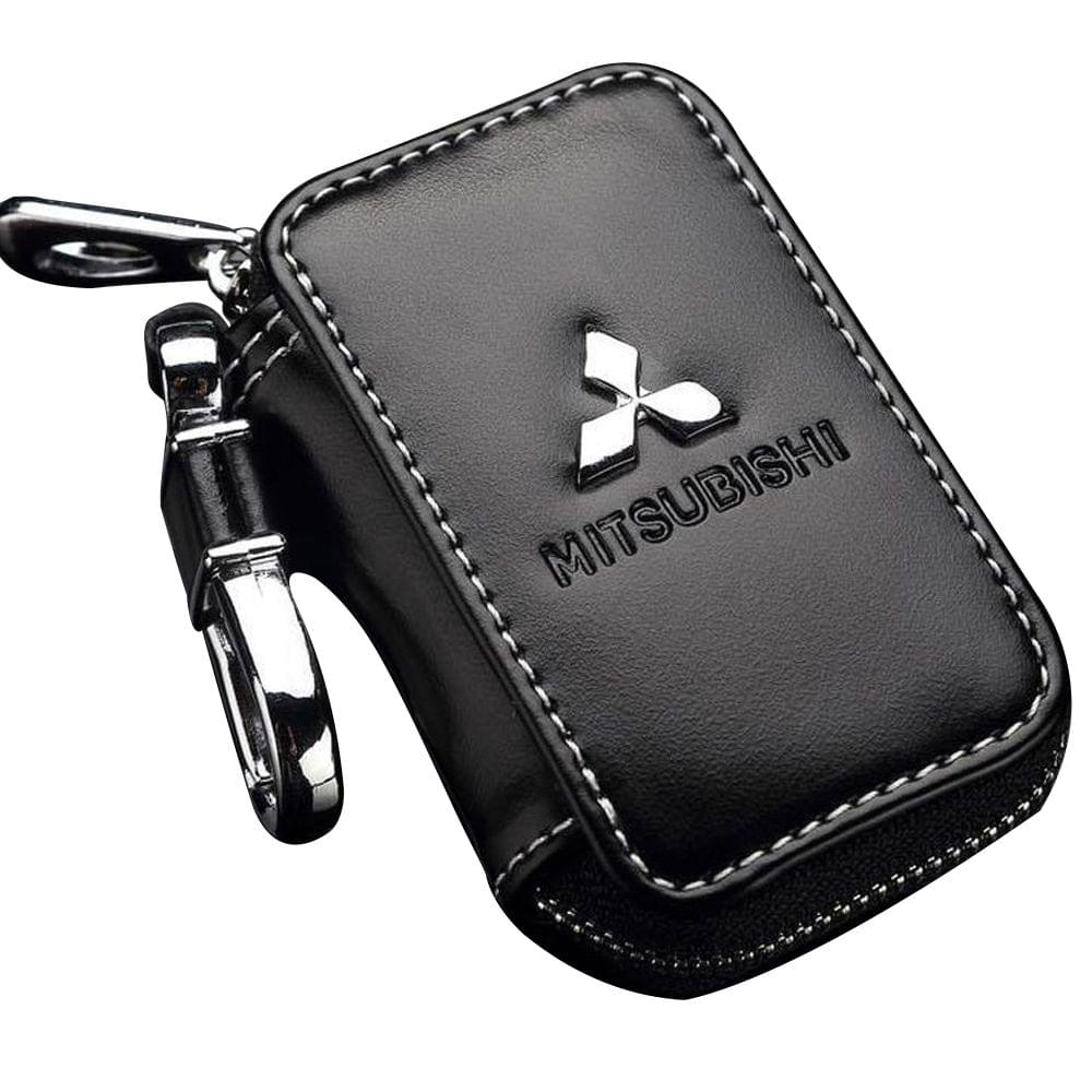 Real Leather Car Key Case Keys Holder Bag For Cadillac - 7