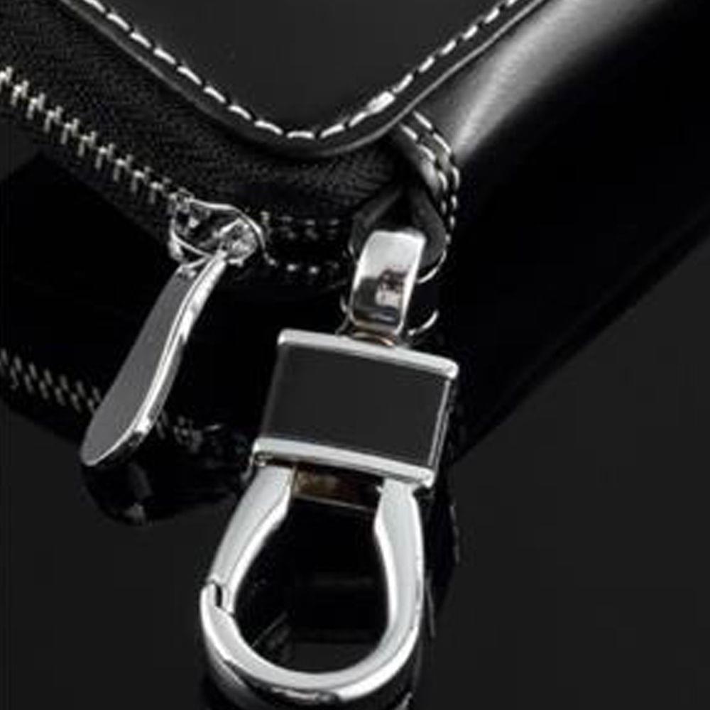 Real Leather Car Key Case Keys Holder Bag For Cadillac - 7