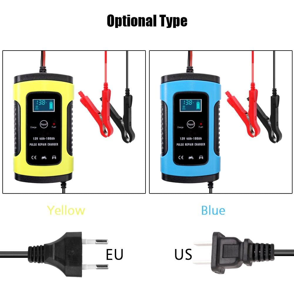 12V 6A Full Automatic Car Battery Charge Device Intelligent - 1