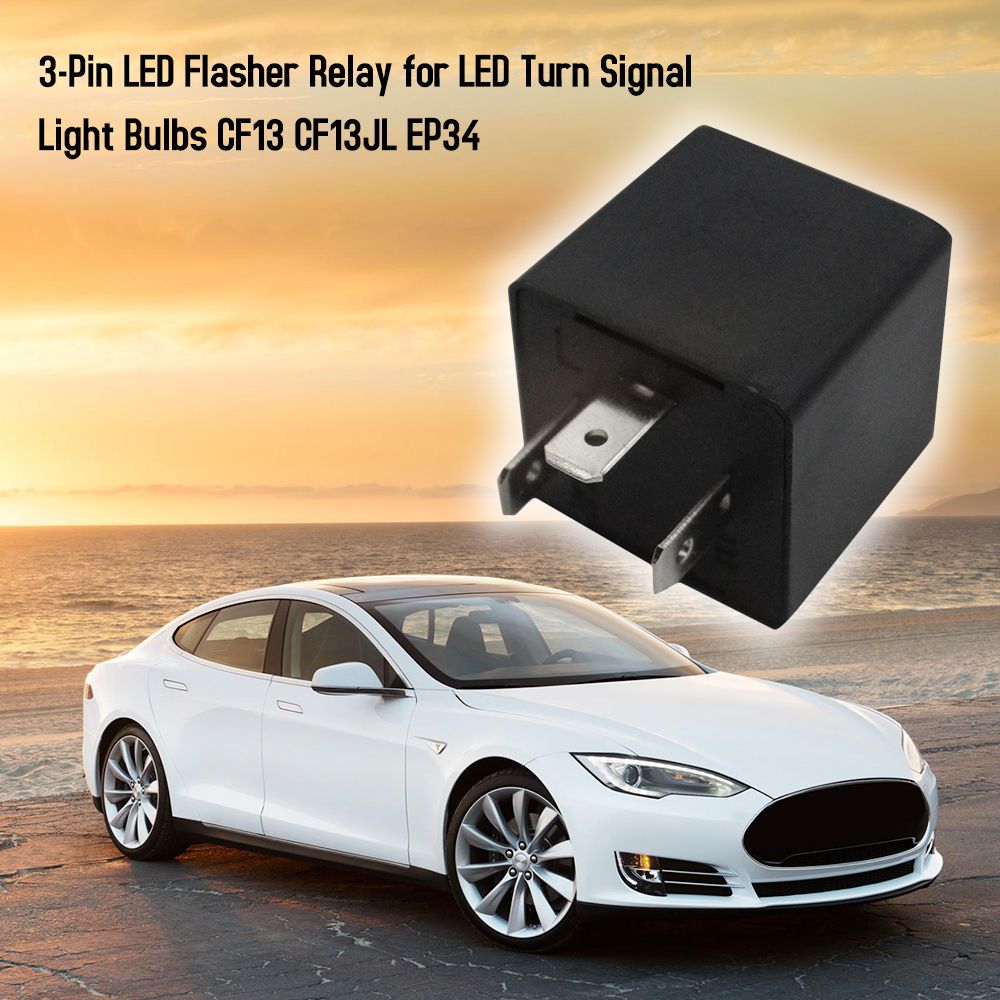 3-Pin LED Flasher Relay for LED Turn Signal Light Bulbs Fix