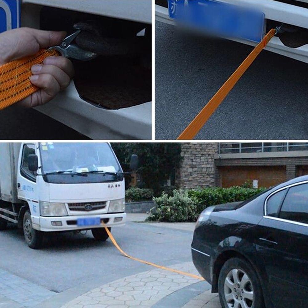 16.4 ft * 0.16 ft Wear Resistance Car Towing Strap Heavy - 1