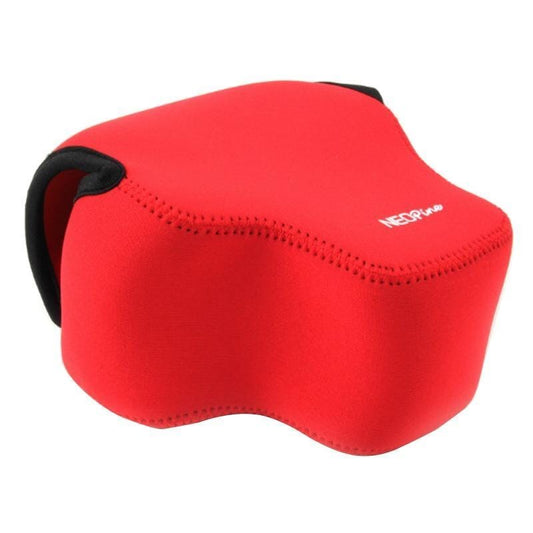 NEOpine Neoprene Shockproof Soft Case Bag with Hook for Panasonic FZ1000 Camera (Red)