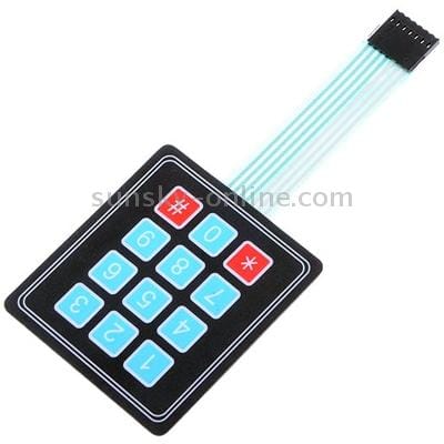 12-Key Membrane Switch Keypad, Keyboard General Use