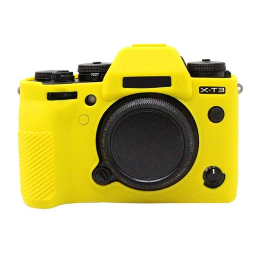 PULUZ Soft Silicone Protective Case for FUJIFILM XT3 (Yellow)
