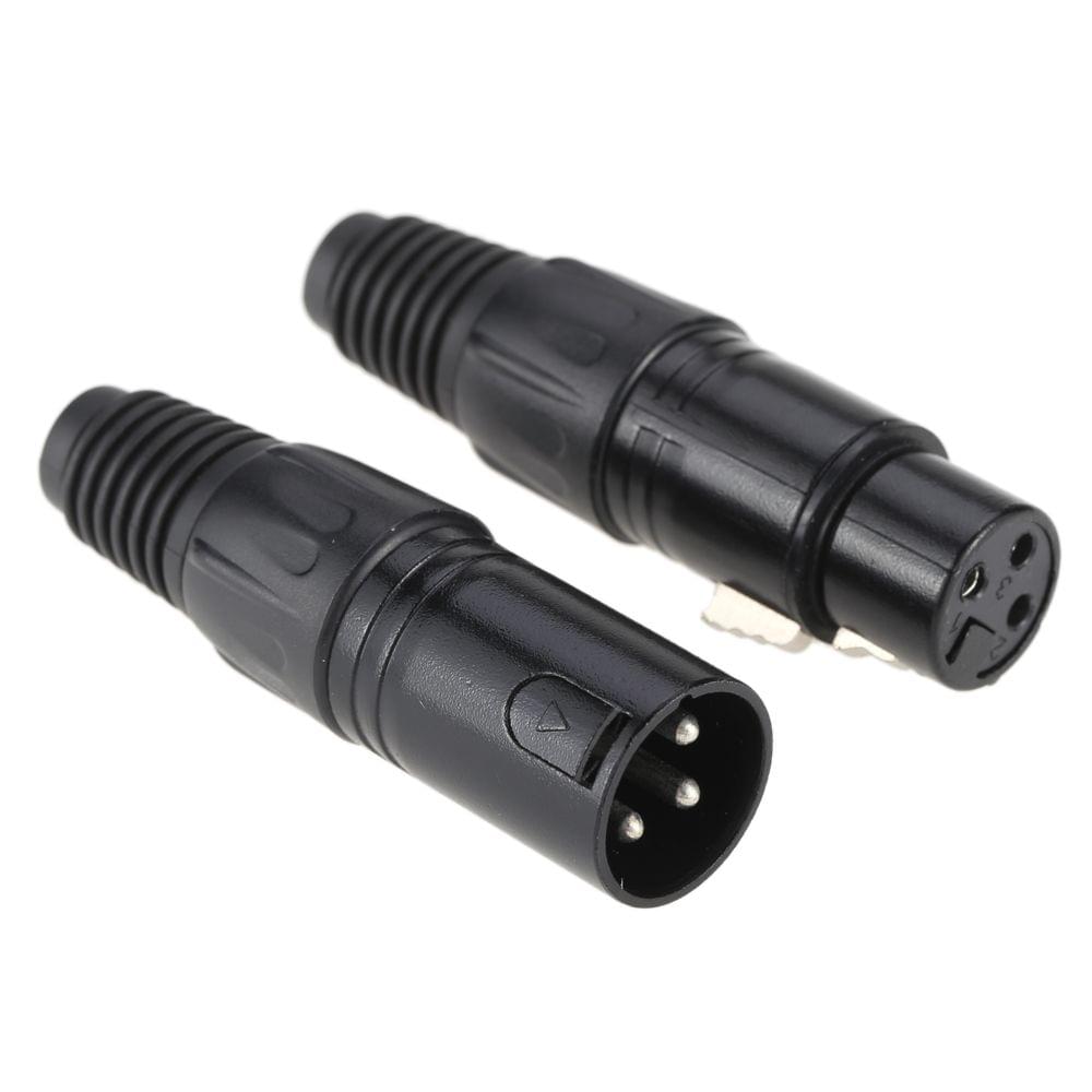 3 Pin XLR Connector 1 Male 1 Female for Moving Head Par