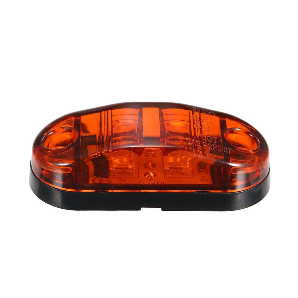 DC9-30V 2 LEDs Side Marker Indicator Light Clearance Lamp