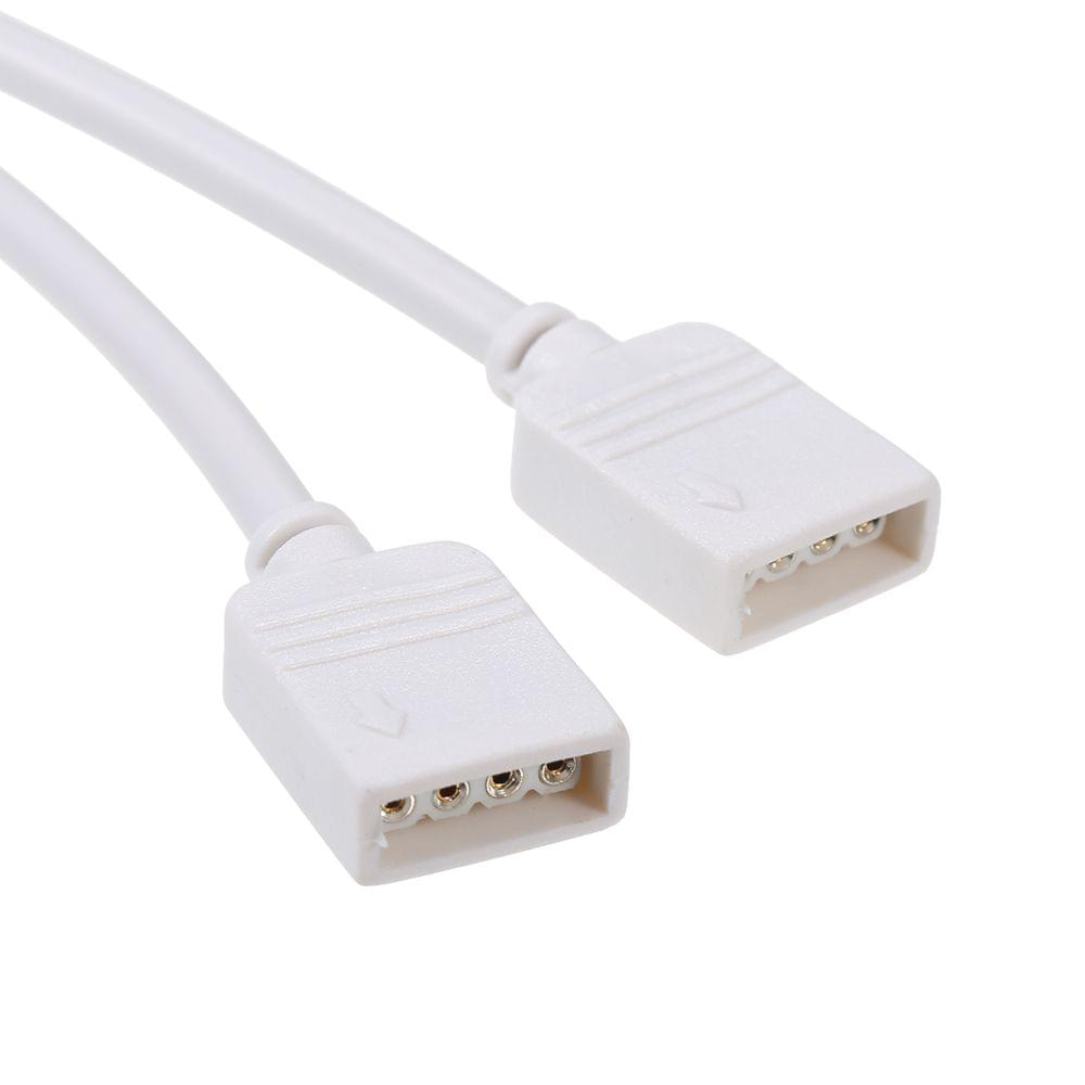 4 Pins RGB 1 to 2 Ports Female to Female Splitter Connector