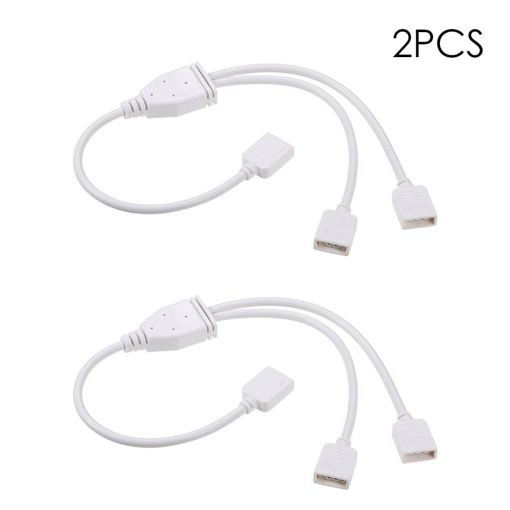 4 Pins RGB 1 to 2 Ports Female to Female Splitter Connector