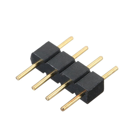 4 Pin Male Connector Plug for RGB LED Strip Lighting 100 - 100 pack