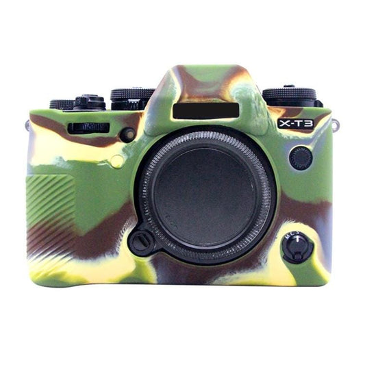 PULUZ Soft Silicone Protective Case for FUJIFILM XT3 (Camouflage)