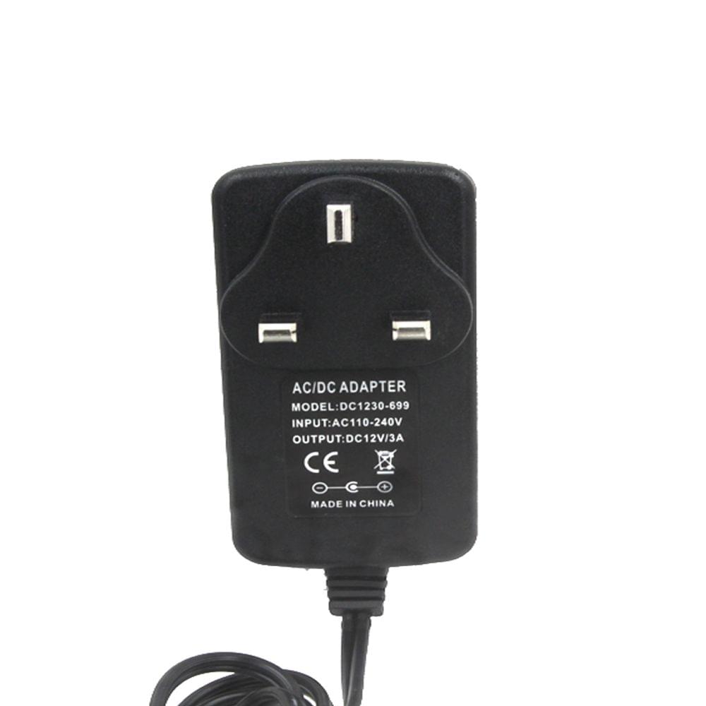 AC 100-240V to DC 12V 3A 36W Electricity Adapter for - UK Plug
