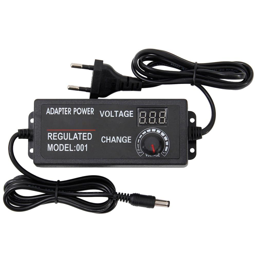 AC to DC Adapter 3V-24V 2A Universal Adjustable Electricity - EU 3V-24V 2A