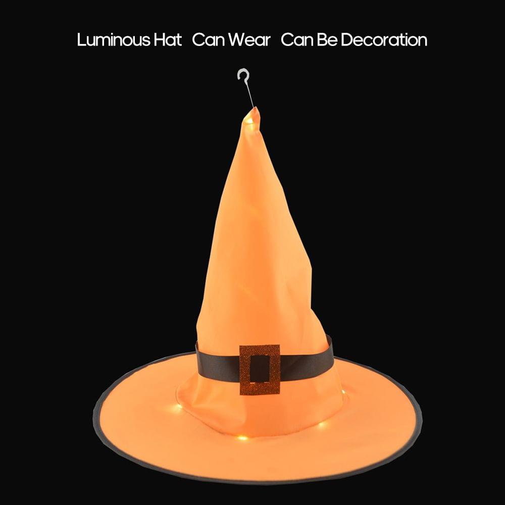 Portable Lighting Hat Halloween Dress Up Hat Lightweight