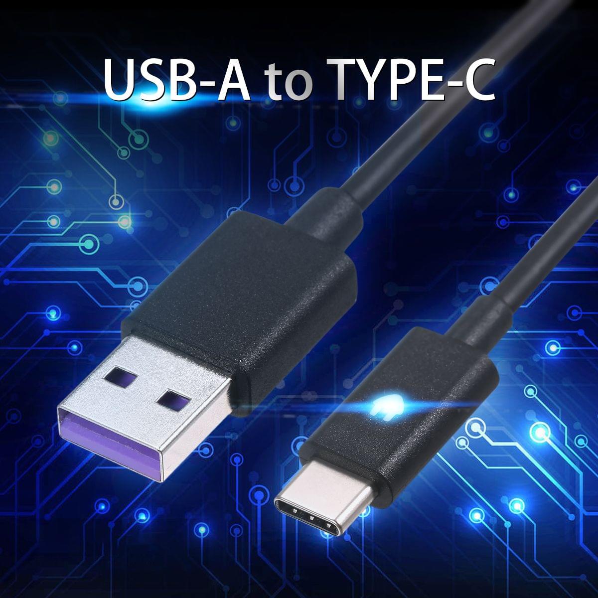OD3.5mm 1.2m / 3.94ft USB-A to TYPE-C Quick Charge Cable - 1.2m